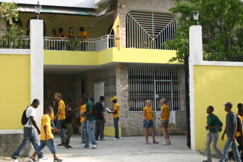 Scientologi-frivilligpastorernas hus på Haiti.